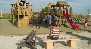 Parc enfants camping les Dunes Torreilles Plage